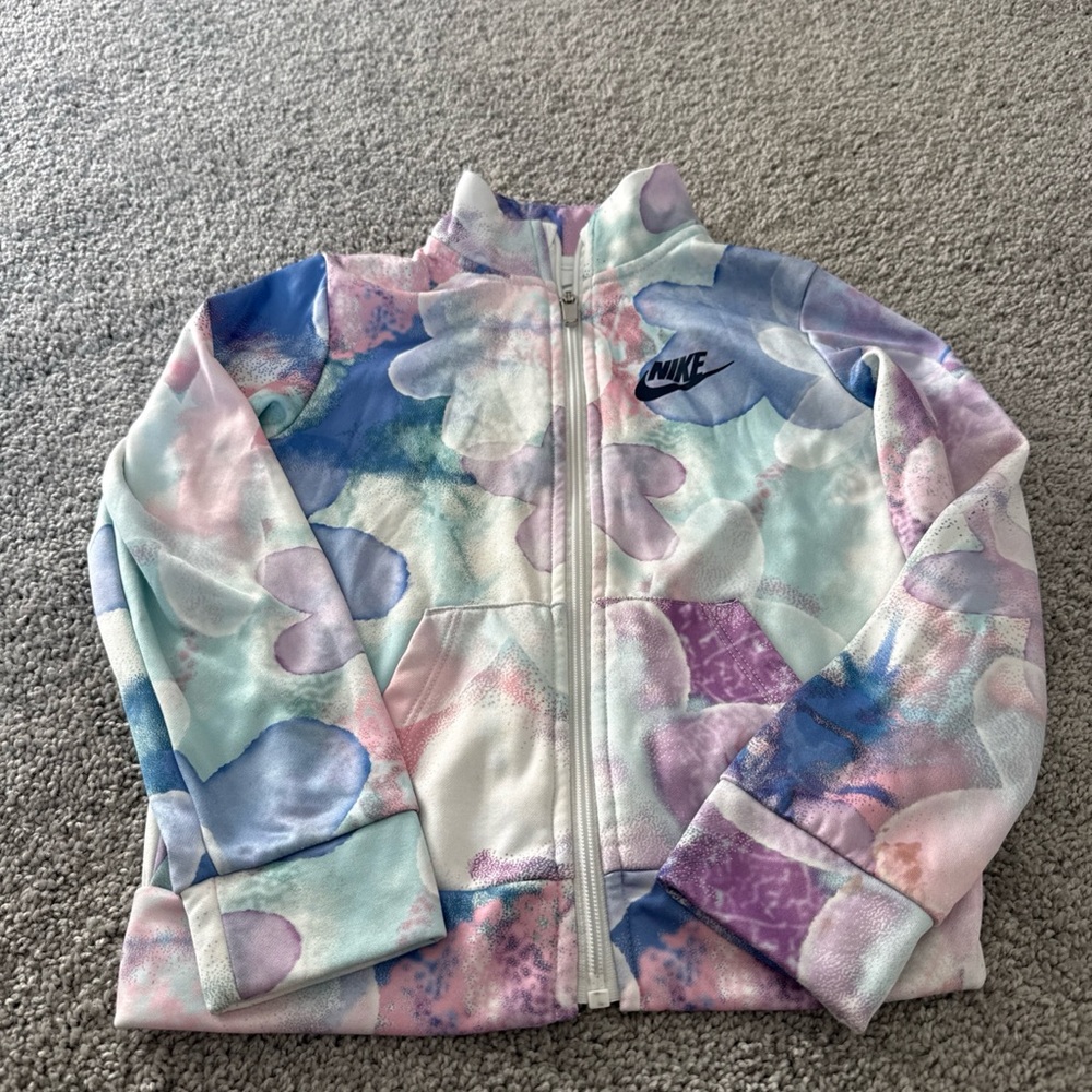 Nike Kids Multicolor Zip-Up Hoodie
